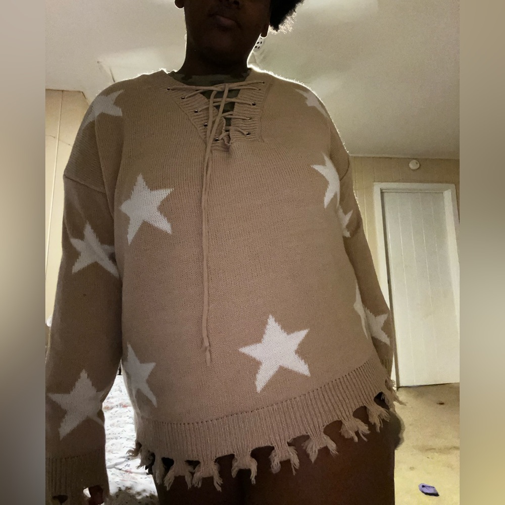 Star cozy sweater
